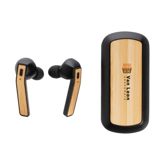 Auriculares inalámbricos personalizados Bamboo  TWS en estuche